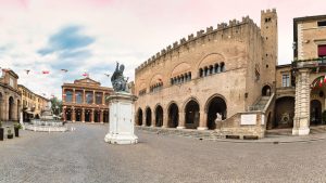 Gare cavour square rimini italy